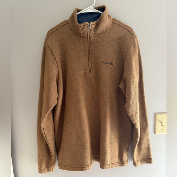 Columbia Other - Columbia Mens Great Heart Mountain Delta Heather 3/4 Zip Fleece Lined Pullover
